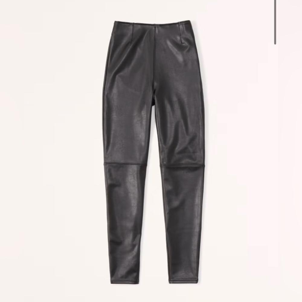 NWOT Abercrombie Vegan Leather Leggings